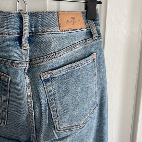 LIKE NEW | 7 for all mankind luxe vintage jeans with beaded fringe detail - Picture 10 of 10